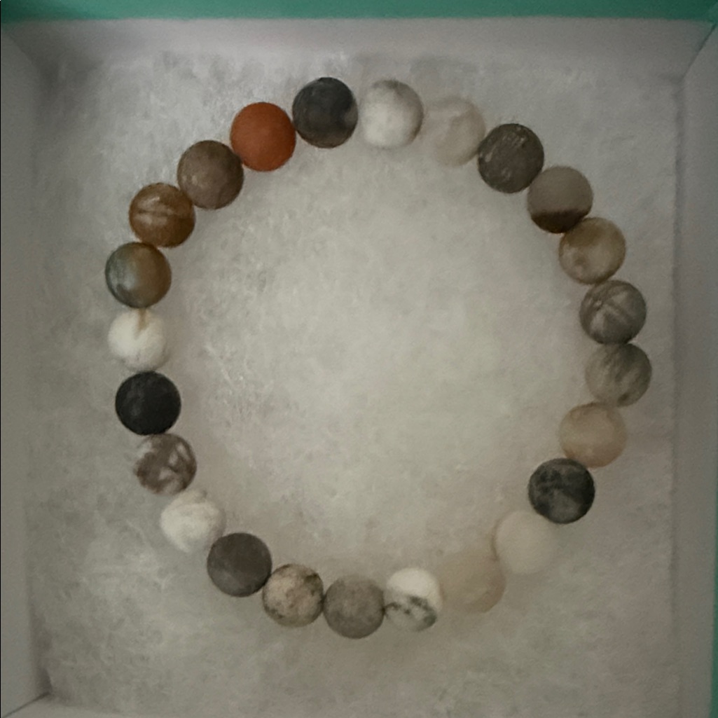 Chic Earth Tone Beaded Bracelet 16$